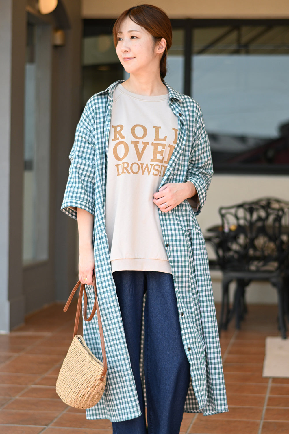 専用です。❤　an吉　チェック柄　 ボタン付きシャツワンピース　❤ ❤ an吉 チェック柄 ボタン付きシャツワンピース ❤