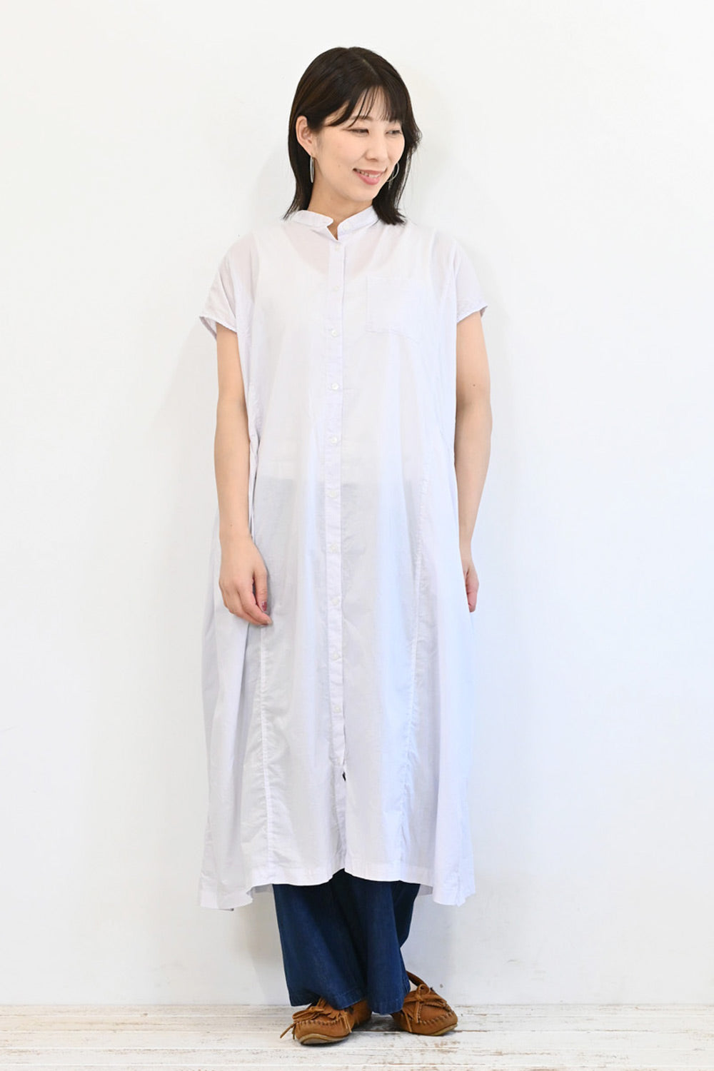 BANNER BARRETT レディース　七部袖シャツワンピース 在庫わずか／≪SALE≫綿ローン切替シャツワンピース – HEART MARKET