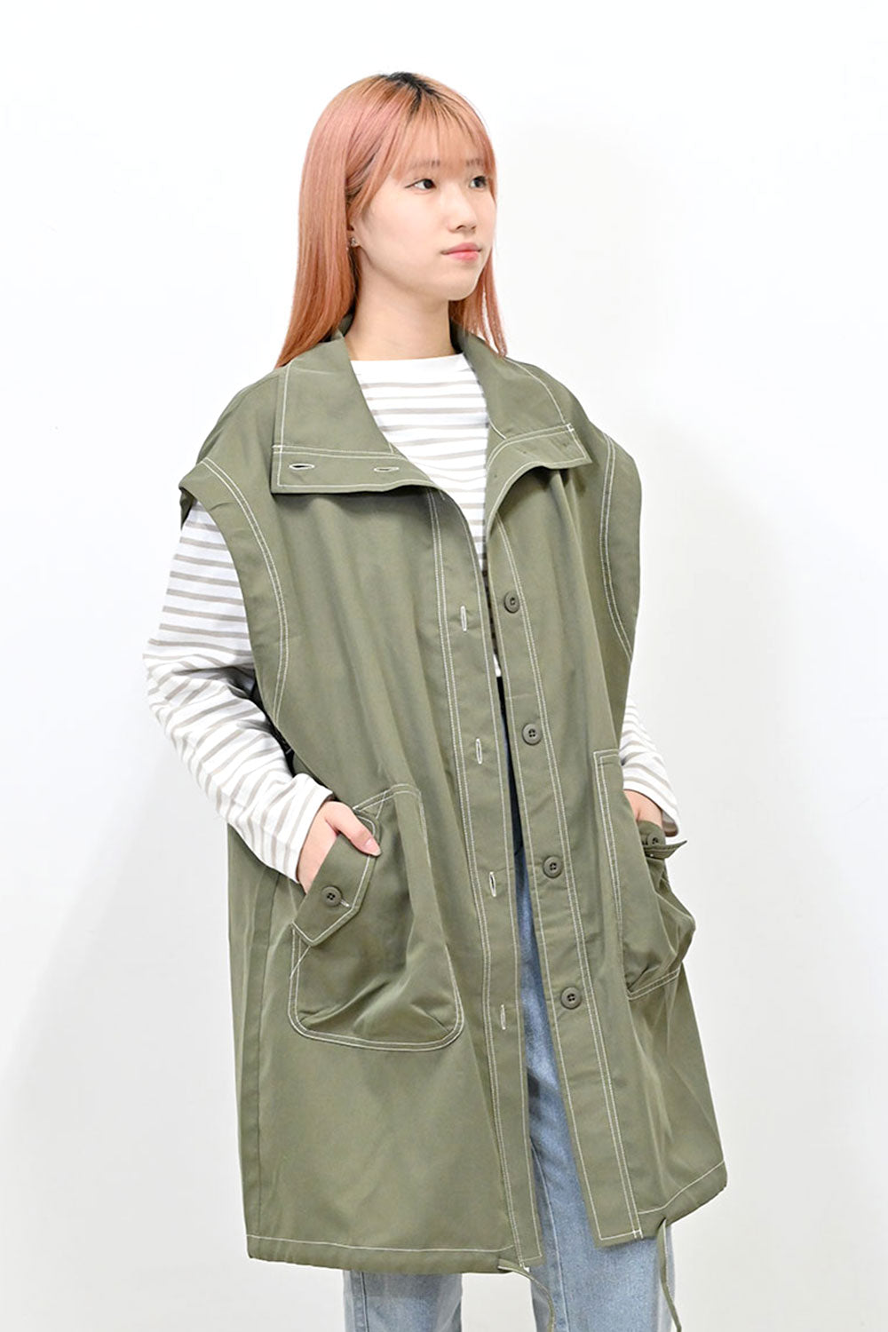アンティカ 未使用 希少 ロングベスト ジャケット-