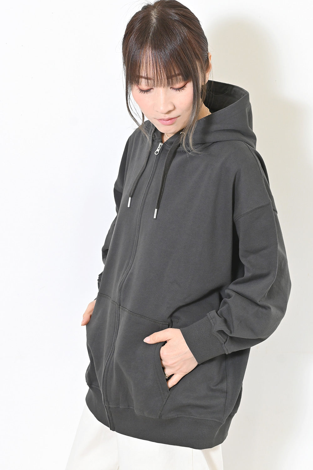 mmbbt heart design double zip 短丈 mmbbt heart design double zip 短丈 パーカー