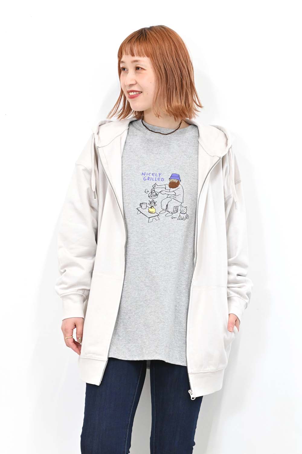 裏毛ドルマンパーカー – HEART MARKET