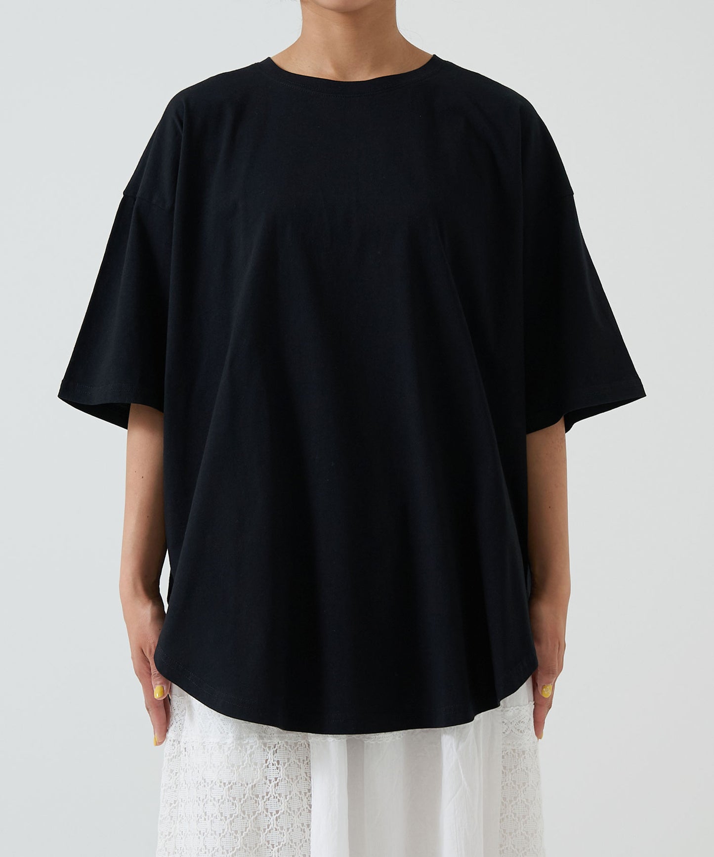 《4月24日入荷》裾ラウンドビッグTEE