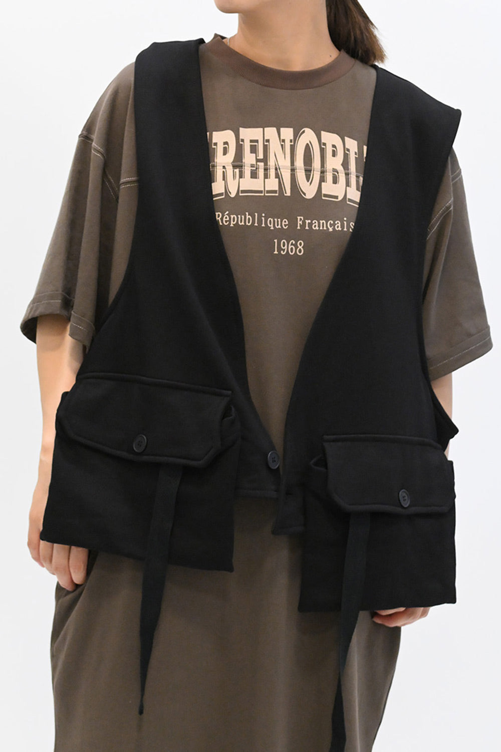 ≪SALE≫【GENTIL】裏毛ポケ付きベスト – HEART MARKET