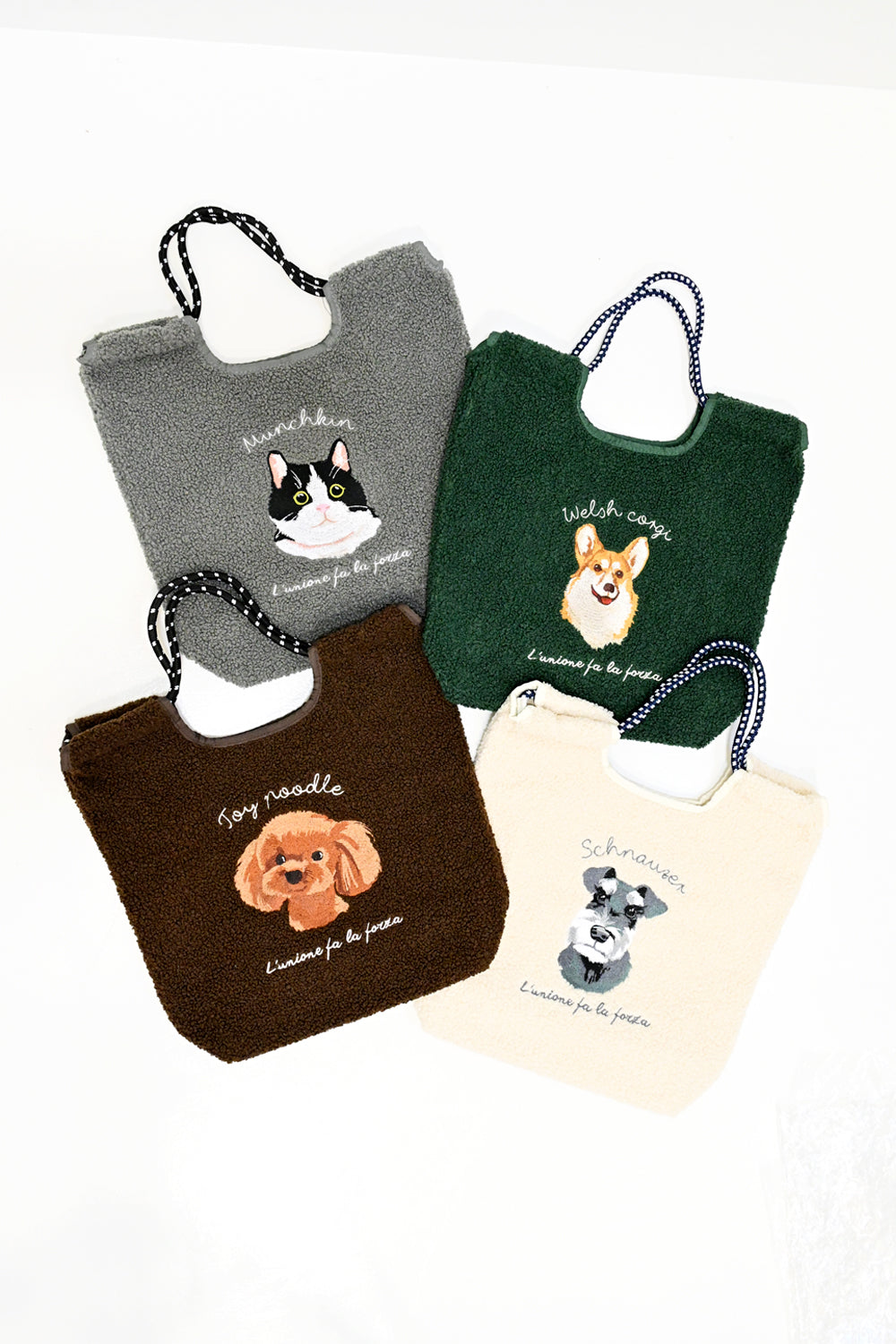 マリーゴールド　食パンわんこ　トートバッグ　小物入れ マリーゴールド 食パンわんこ トートバッグ 小物入れ マリーゴールド様