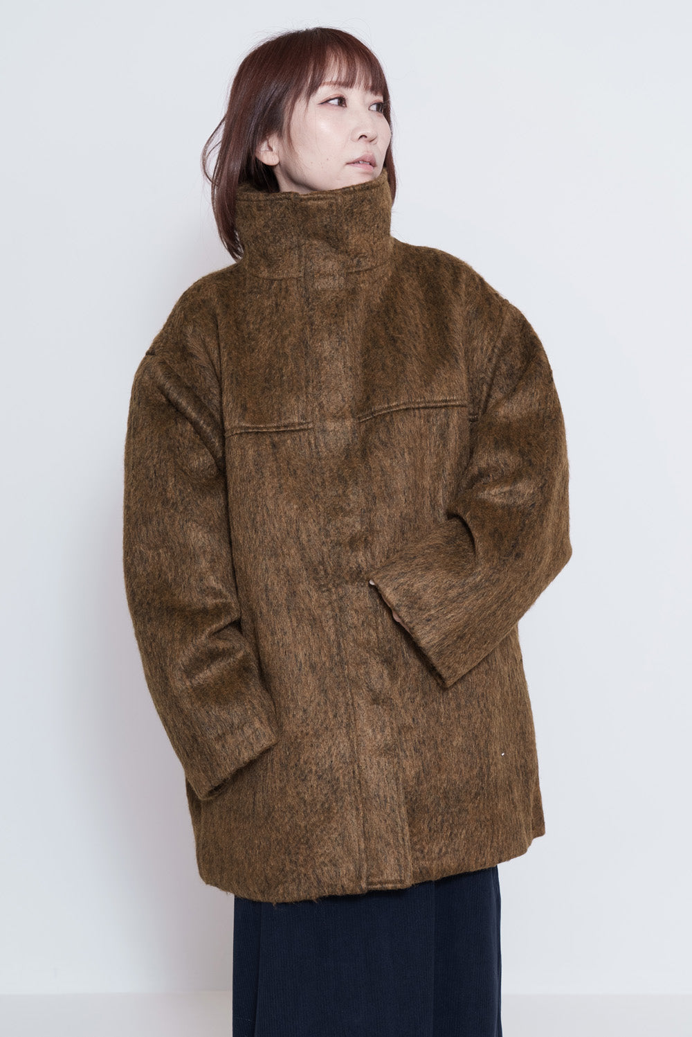 人気色 大人可愛いスタニングルアー防寒ミンクベスト付ウールモッツコート極美品 ≪SALE≫スタンドカラーミドルコート – HEART MARKET