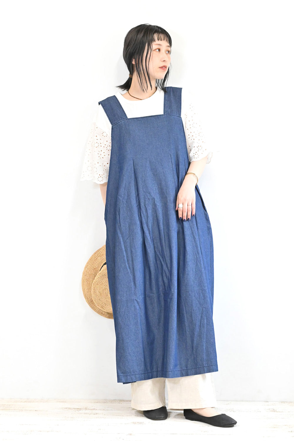 lodie デニム フレアジャンスカ サイズF