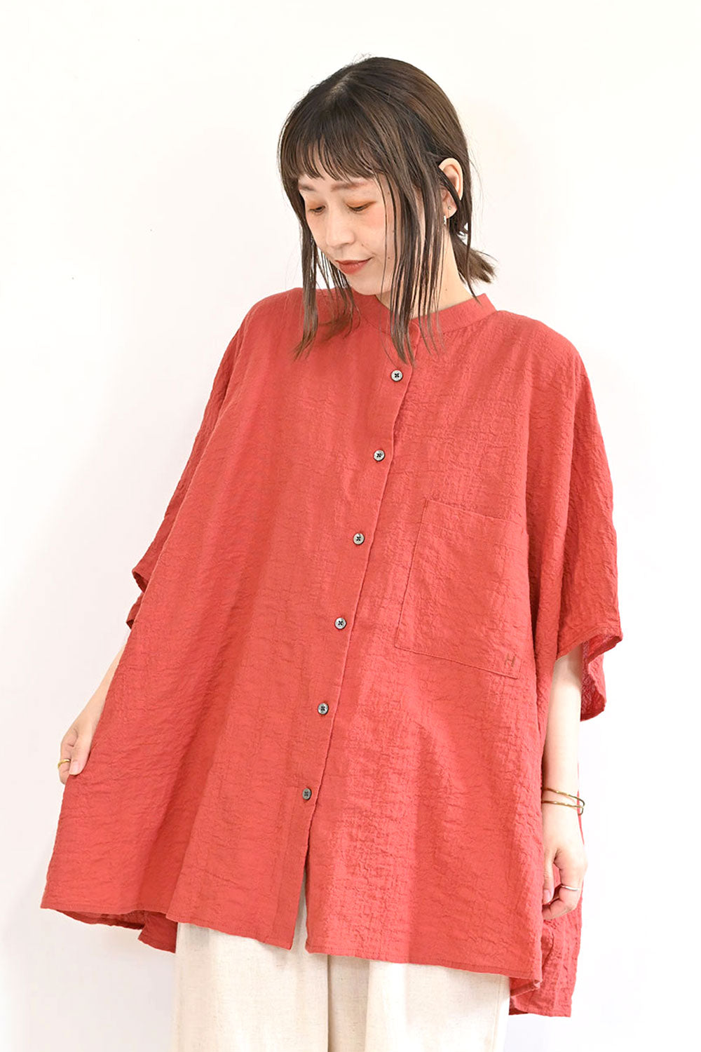 ≪SALE≫ふんわり身巾たっぷりポンチョチュニック – HEART MARKET