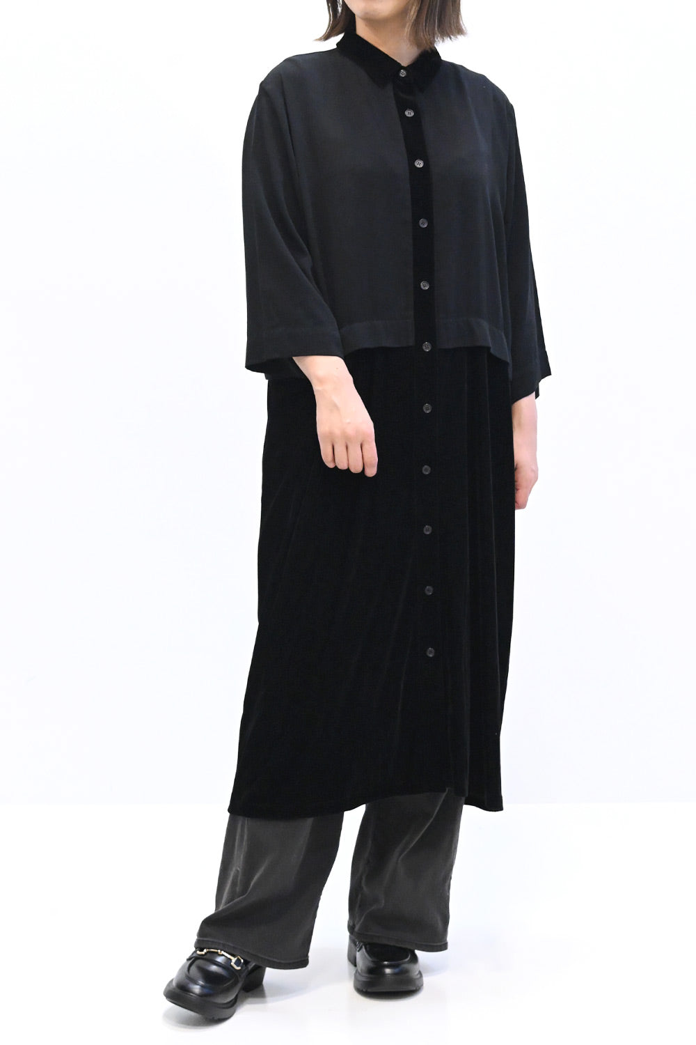 ≪SALE≫ベロア切替ワンピース – HEART MARKET