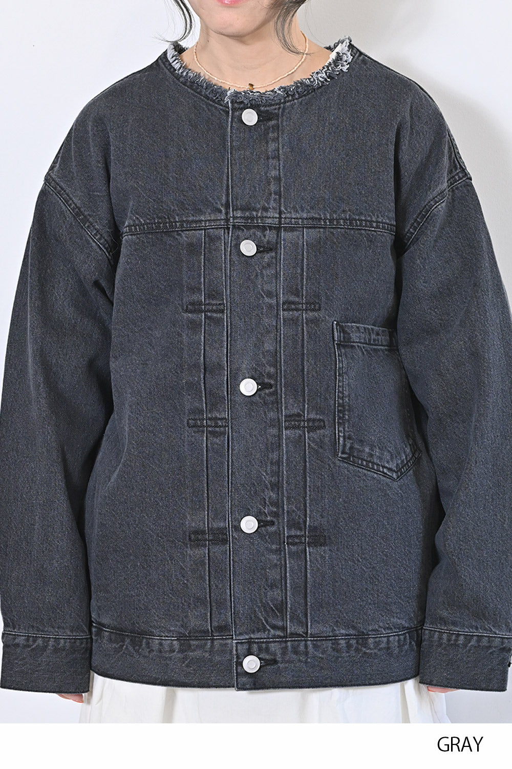 ≪SALE≫No-Collar G-Jacket
