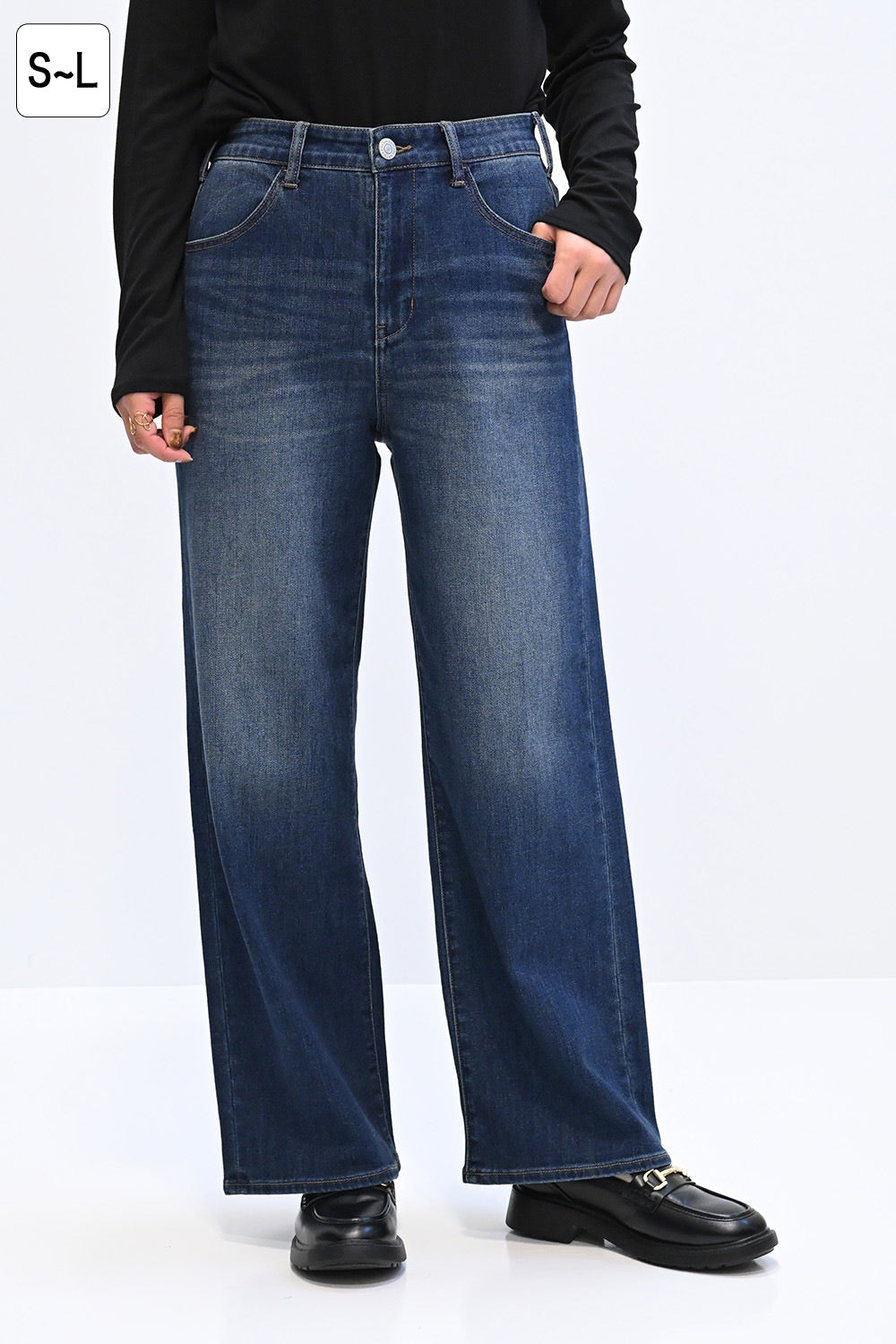 ≪SALE≫やわらかイージーワイドデニム+3cm 2509 – HEART MARKET