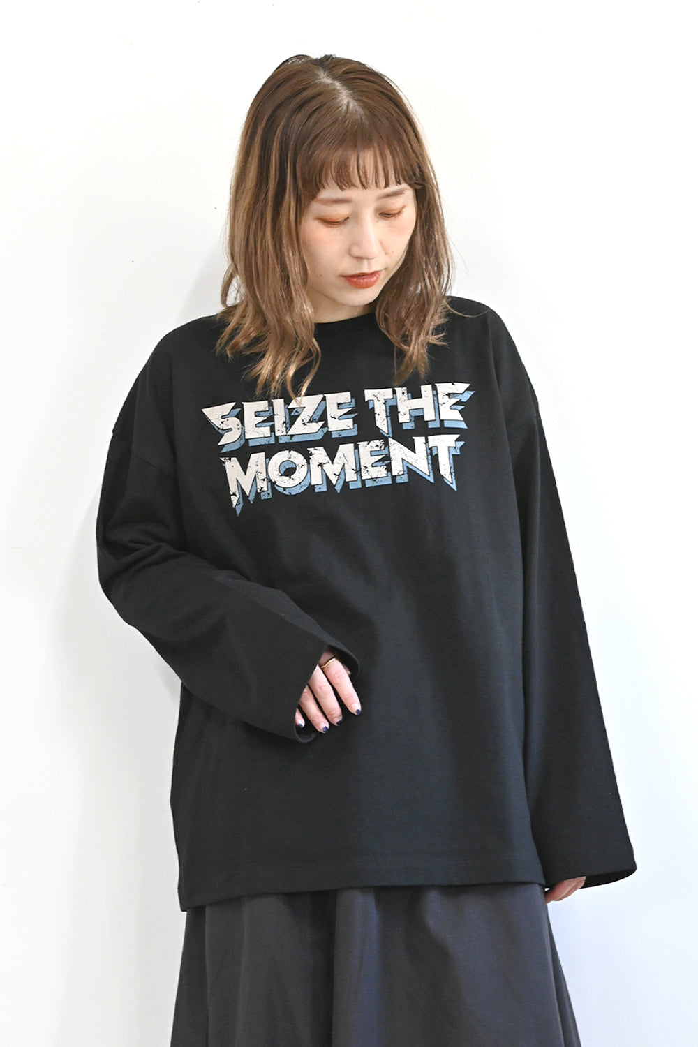 ≪SALE≫seize the morment長袖プリントTシャツ – HEART MARKET