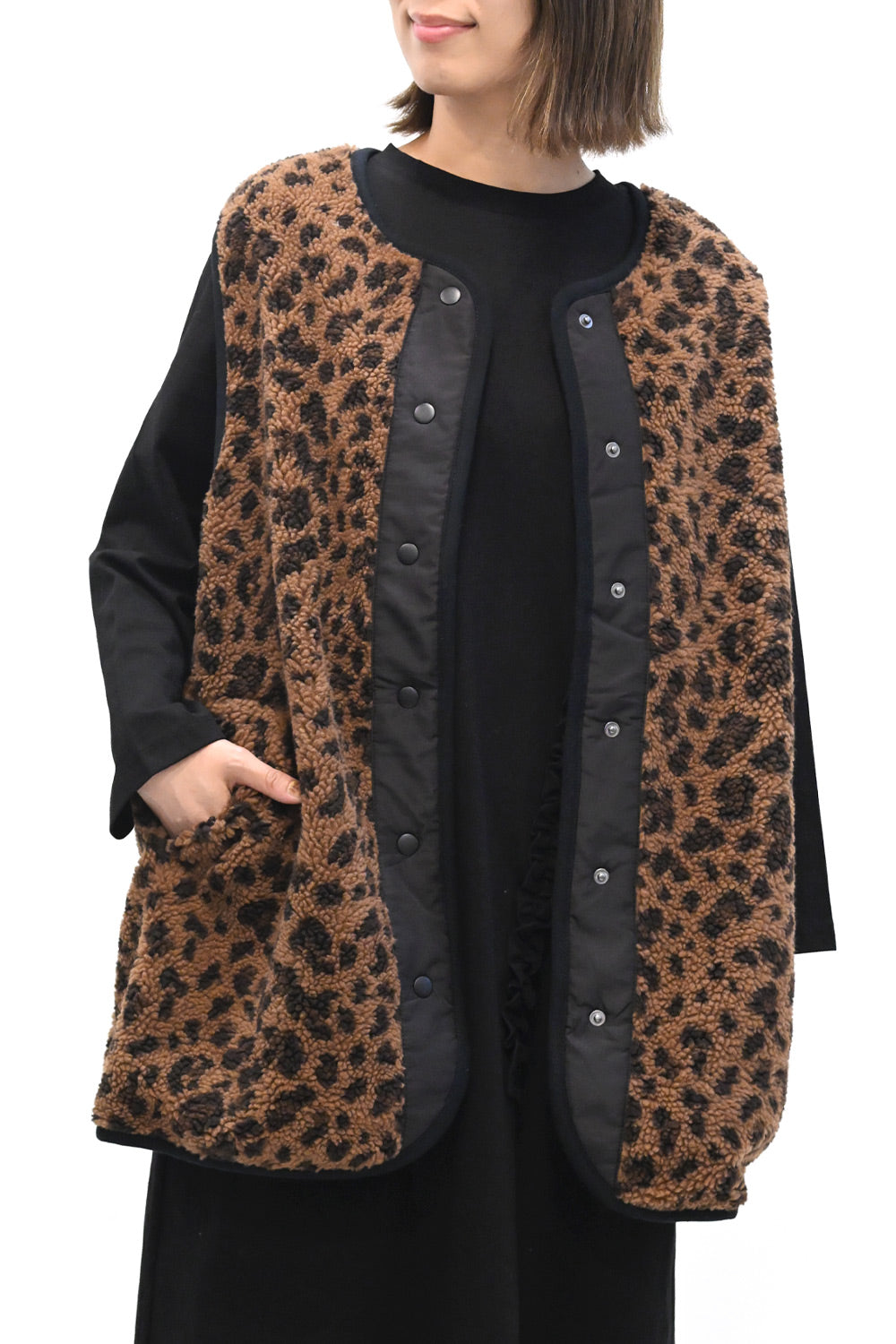 ≪SALE≫【le colis】ボアロングベスト – HEART MARKET