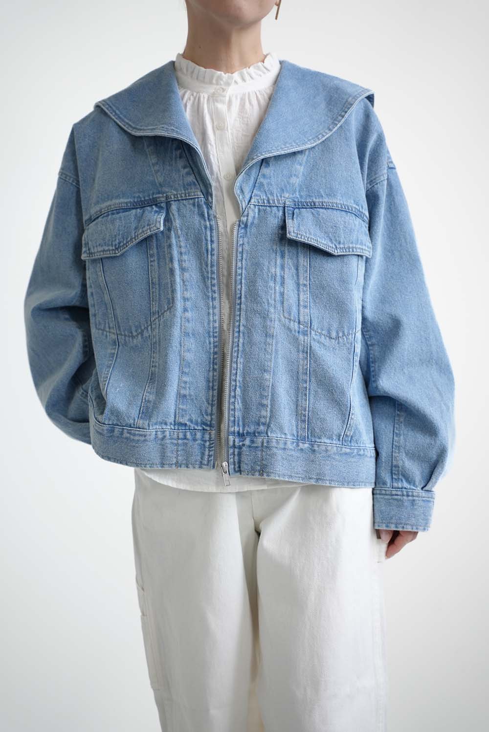 2月20日入荷》デニムセーラージャケット – HEART MARKET