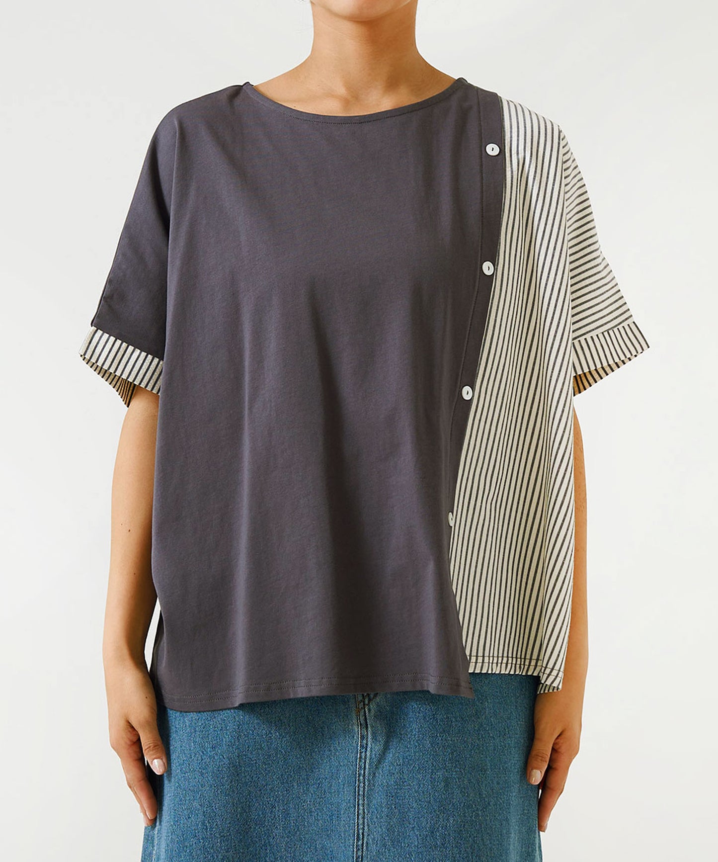 Mixed Material Dolman