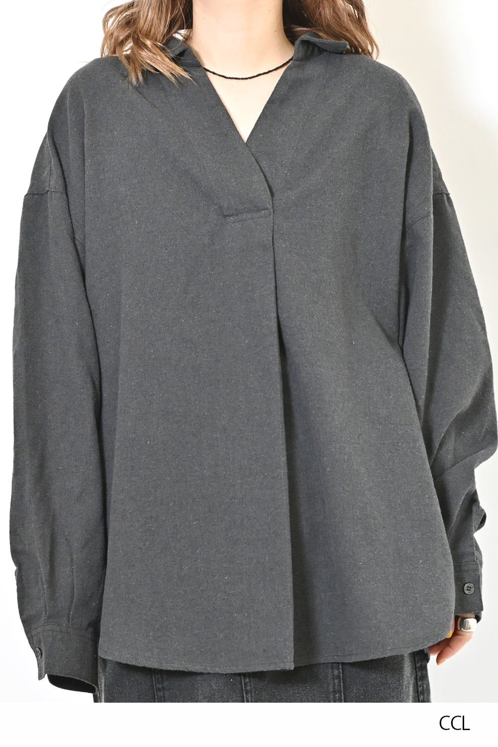 ≪SALE≫スキッパーブラウス