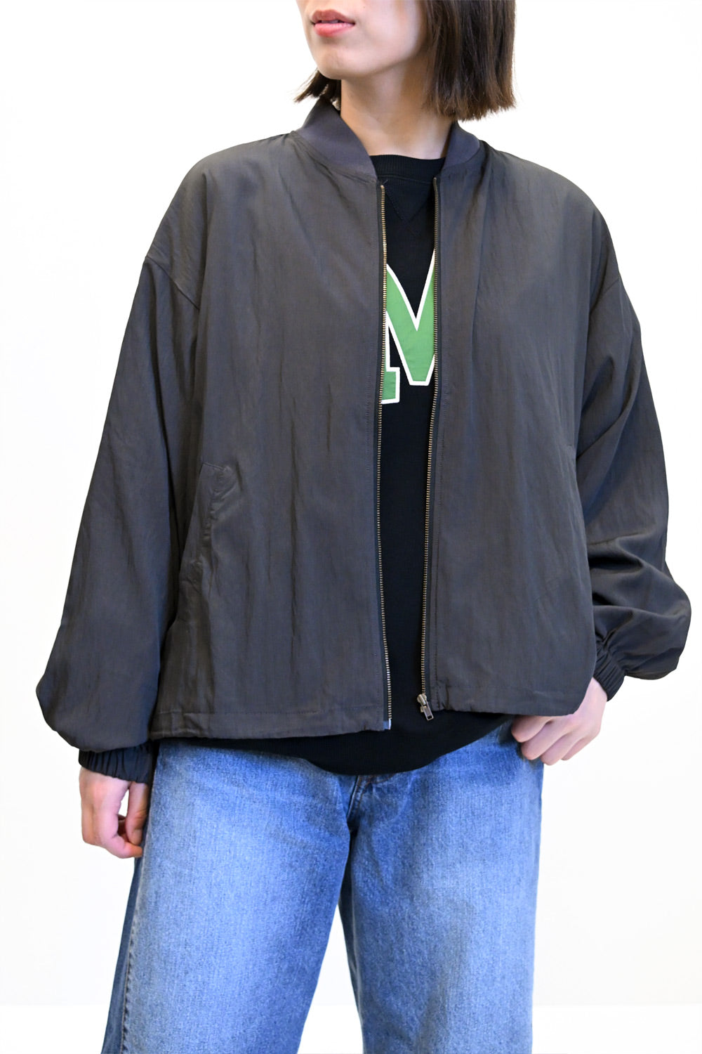 試着のみ】marina sport by max mara シャギーブルゾン 試着のみ