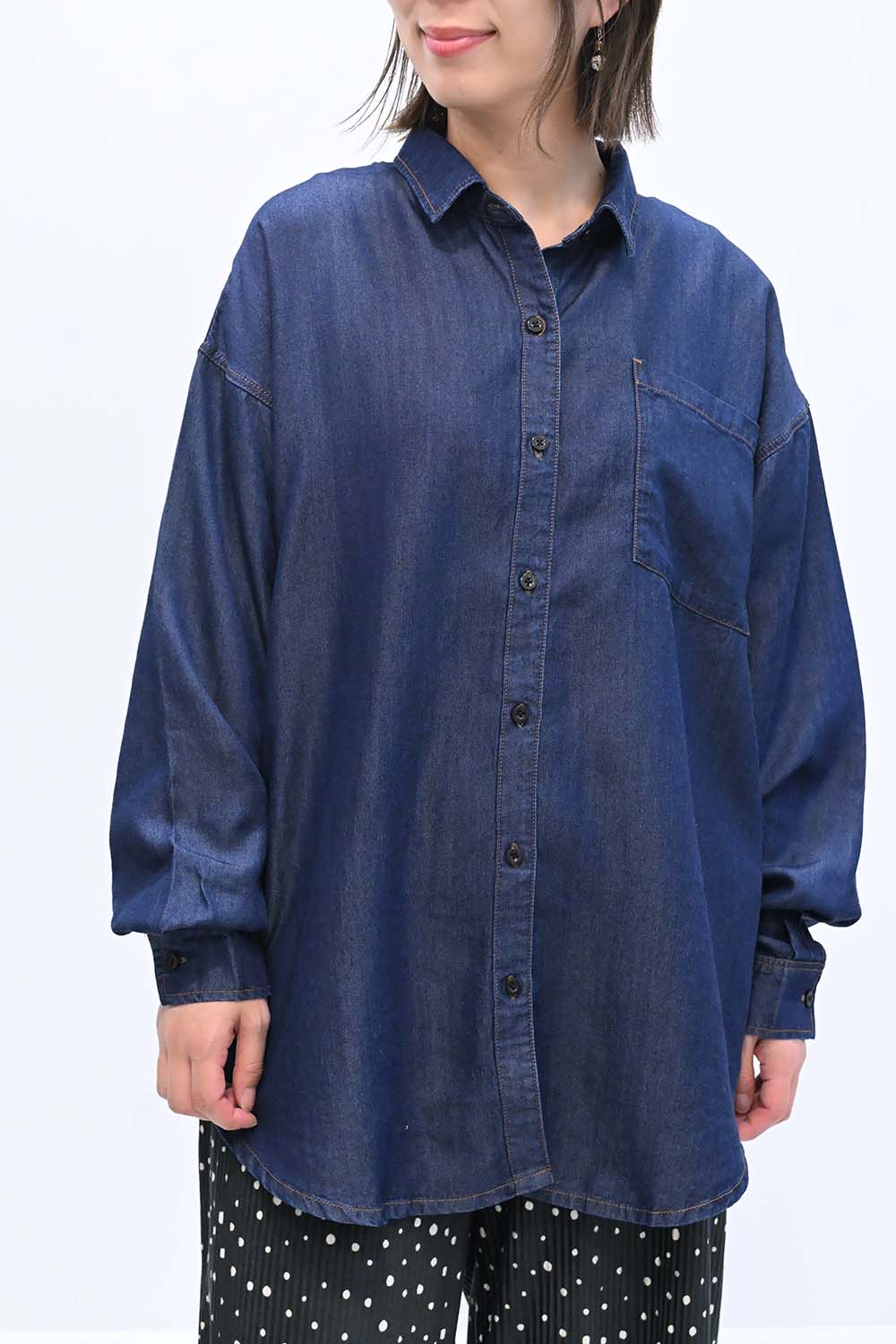 ≪SALE≫テンセルデニムBIGシャツ – HEART MARKET