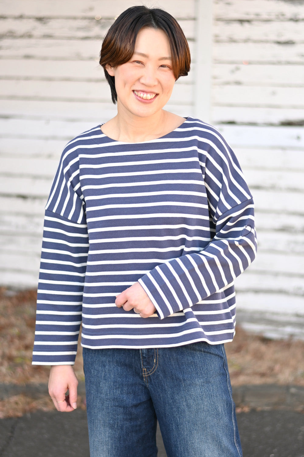 ボーダー長袖プルオーバー | ベビー服・子供服通販のPETTIT
