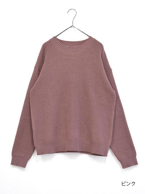 ≪SALE≫Rib Knit Pullover