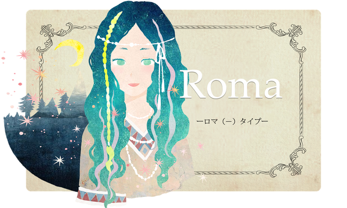 あなたのタイプはRoma(-)です。