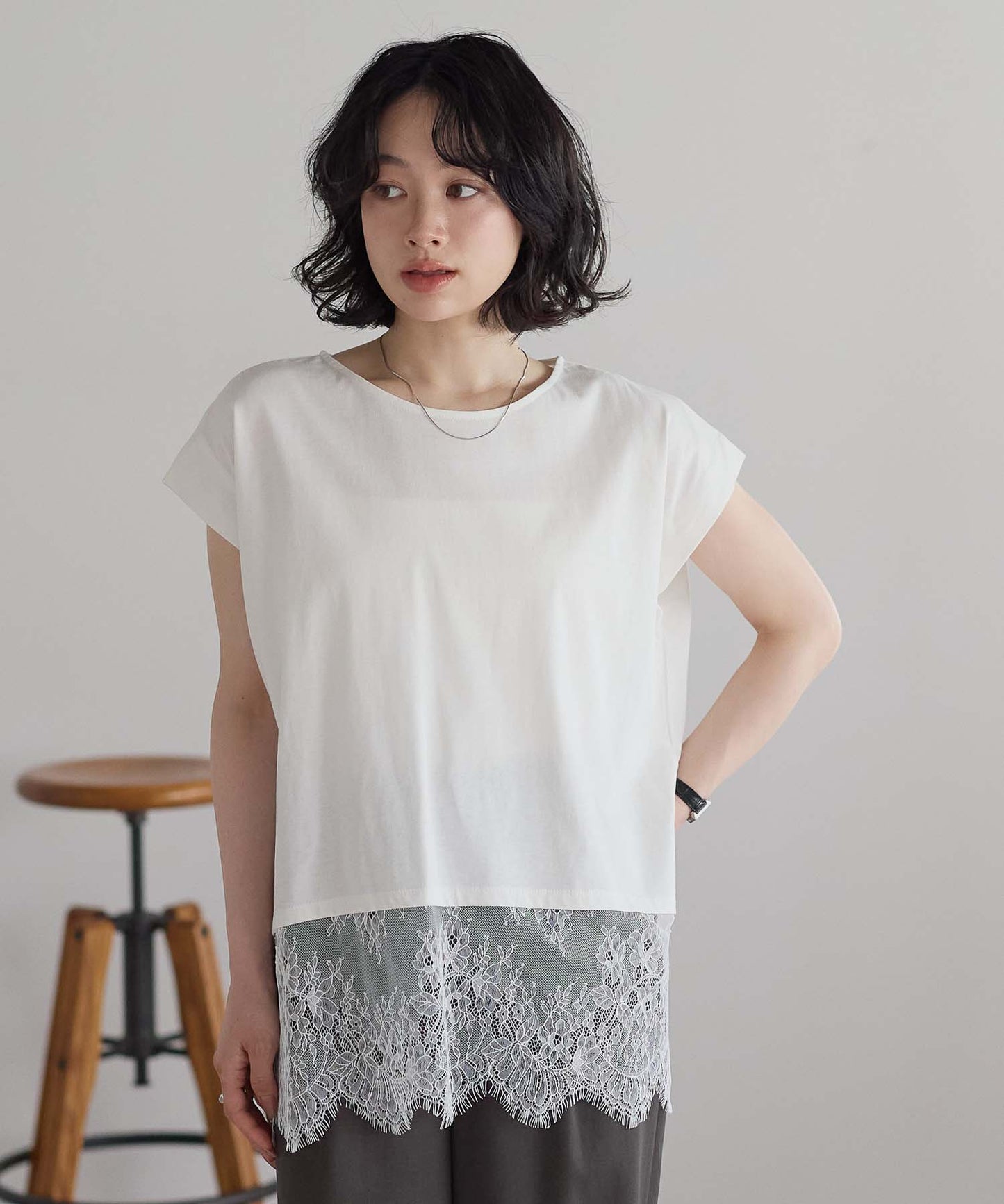 ホワイト / 157cm / FREE