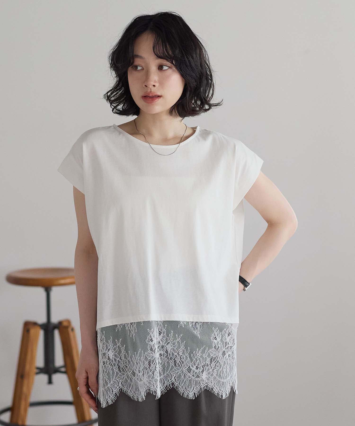 ホワイト / 157cm / FREE