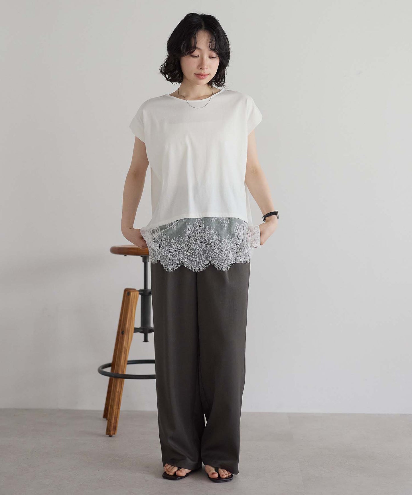 ホワイト / 157cm / FREE