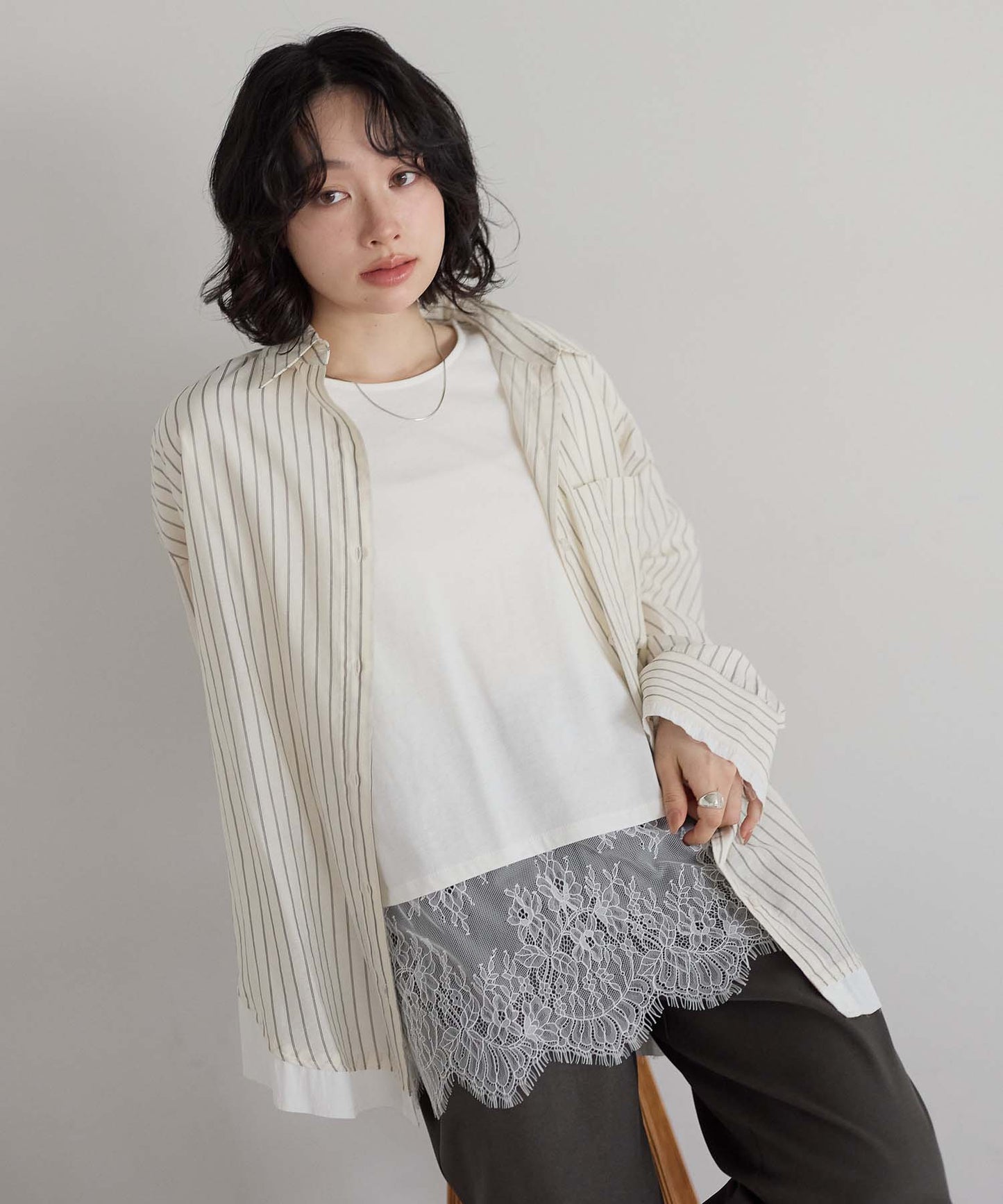 ホワイト / 157cm / FREE