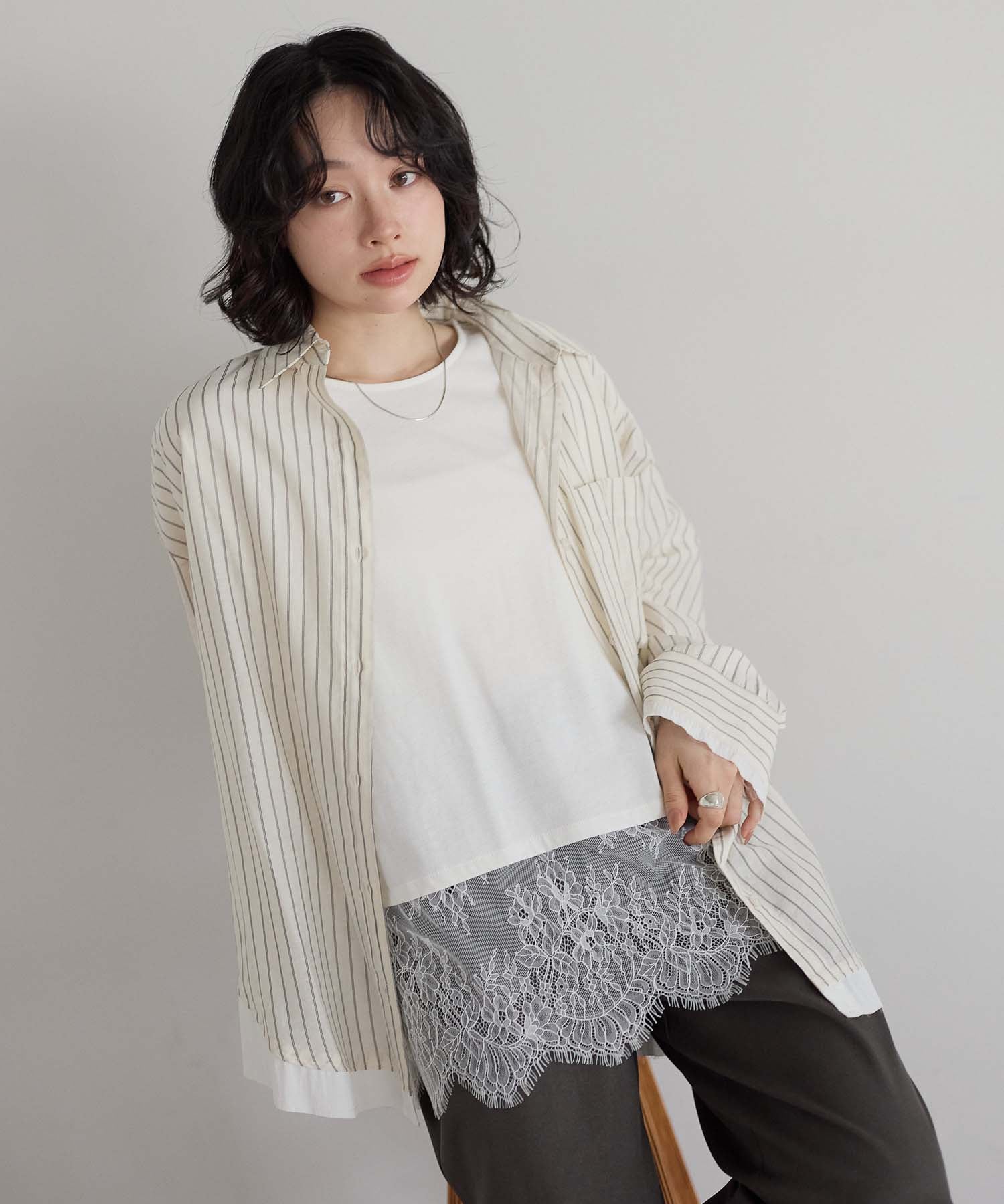 ホワイト / 157cm / FREE