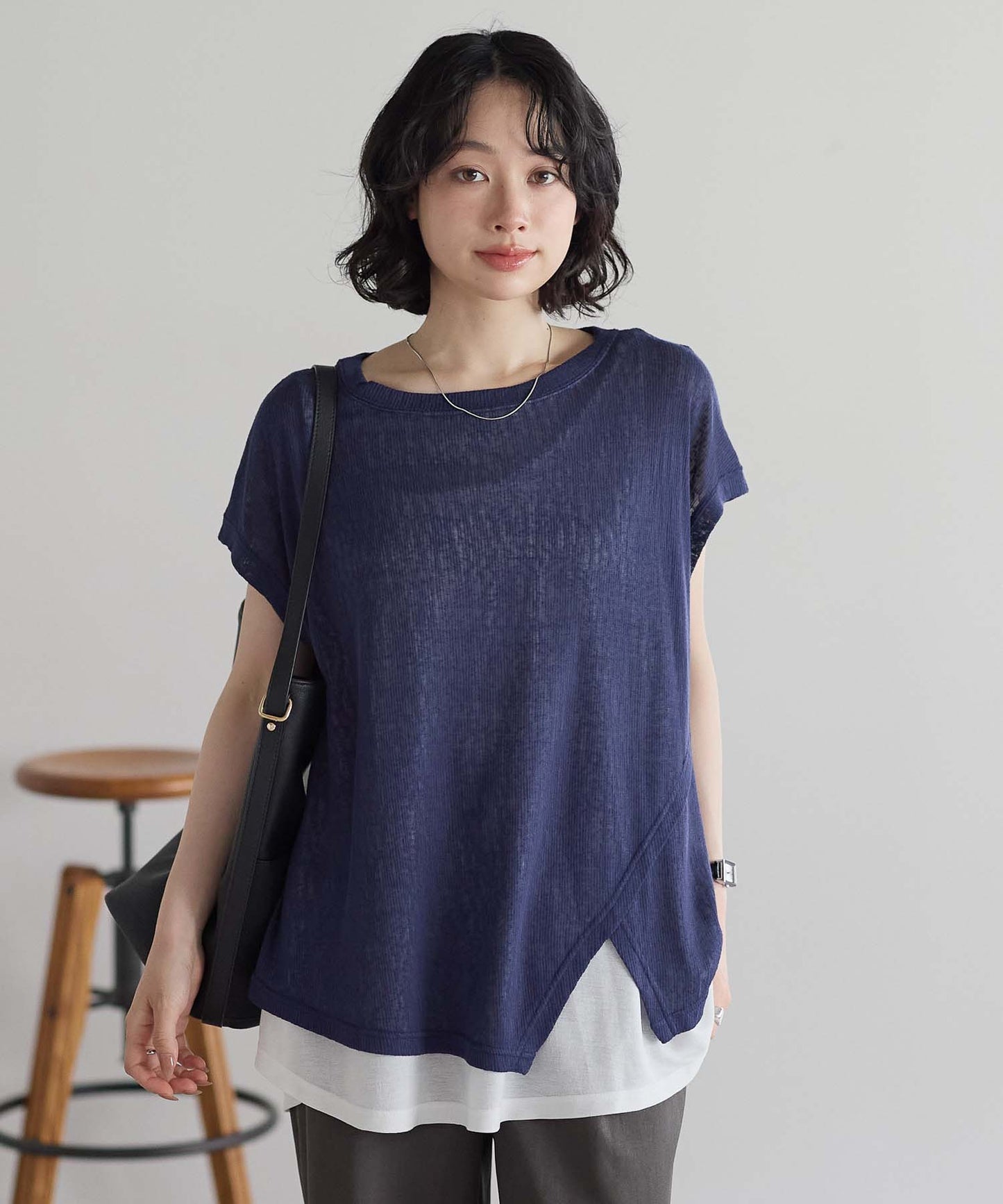 ネイビー / 157cm / FREE