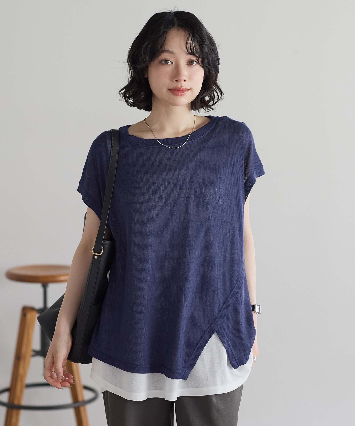 ネイビー / 157cm / FREE