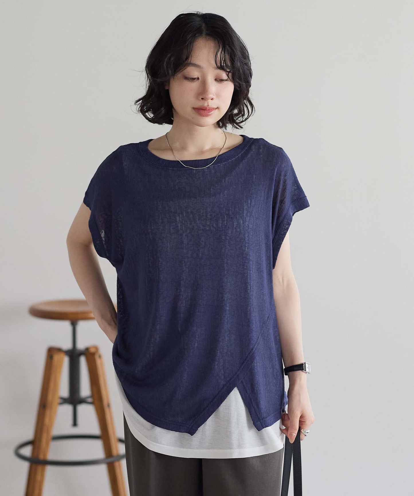 ネイビー / 157cm / FREE