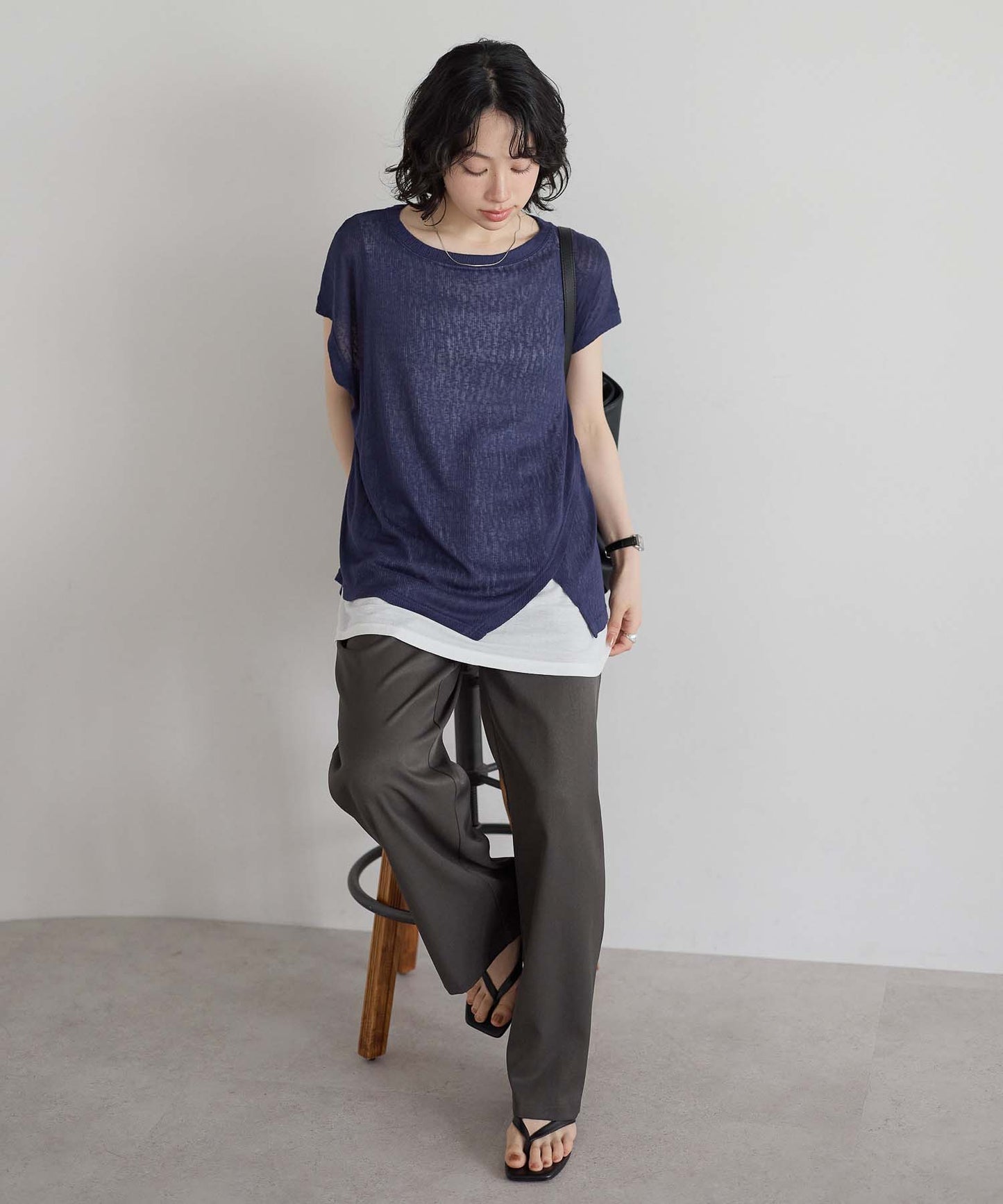 ネイビー / 157cm / FREE