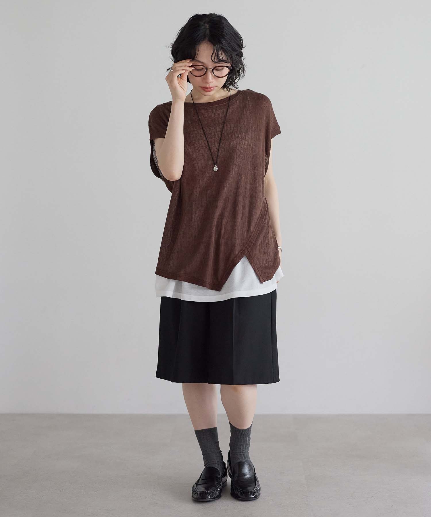 ブラウン / 157cm / FREE
