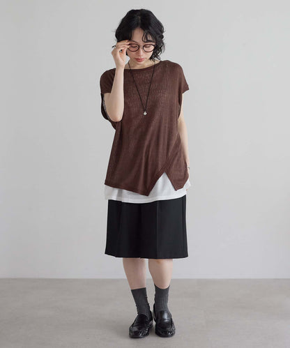 ブラウン / 157cm / FREE