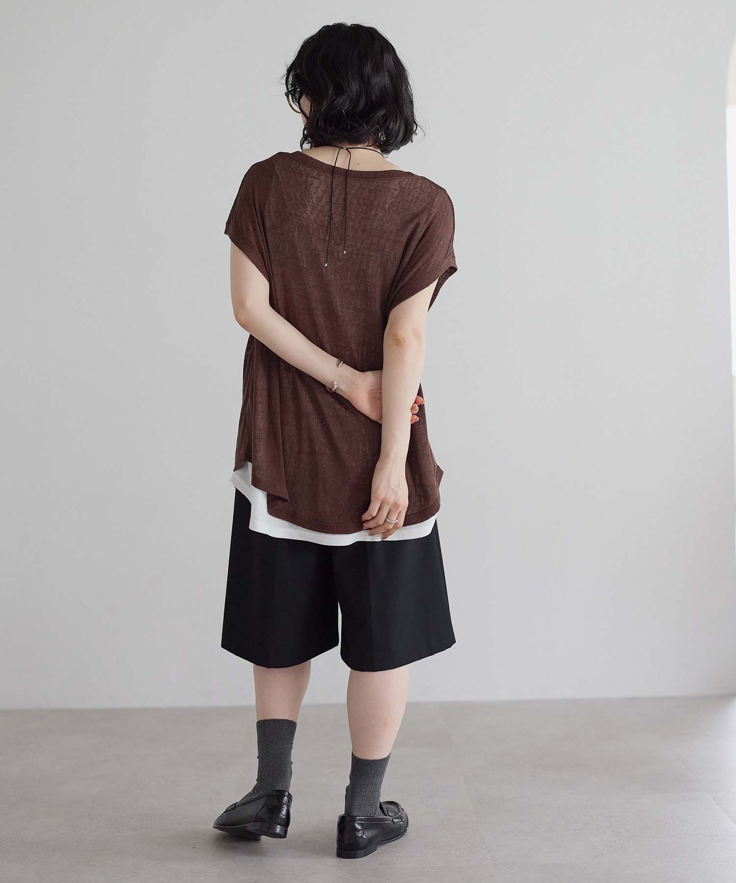 ブラウン / 157cm / FREE