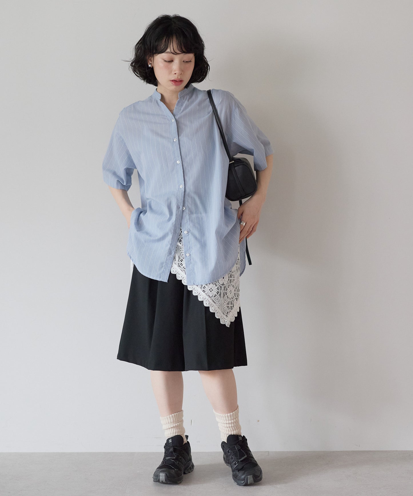 《Scheduled for April 29 Arrival》Back Design Front-Open Skipper Tunic