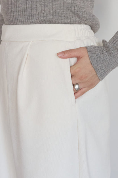 ≪SALE≫Corduroy Bonded Wide Pants