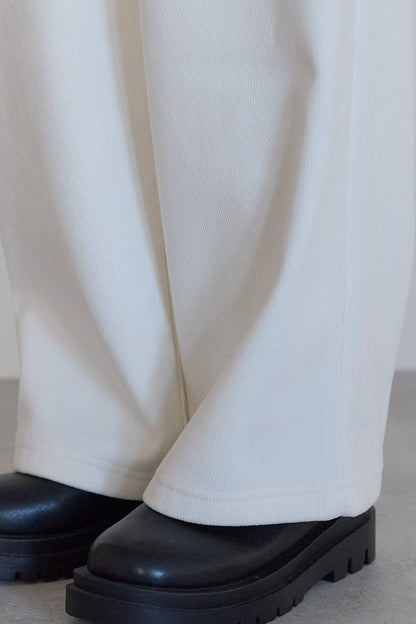 ≪SALE≫Corduroy Bonded Wide Pants