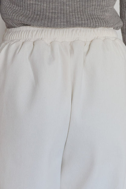 ≪SALE≫Corduroy Bonded Wide Pants