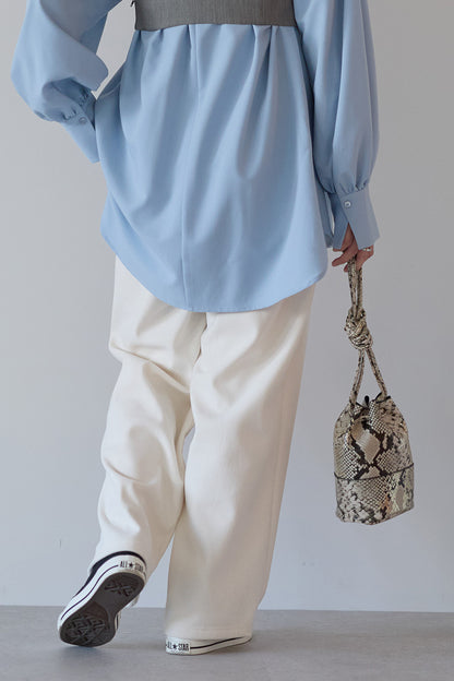 ≪SALE≫Corduroy Bonded Wide Pants