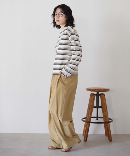 ボーダーカーキ / 157cm / M