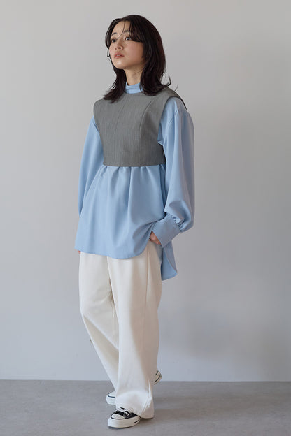 ≪SALE≫Corduroy Bonded Wide Pants