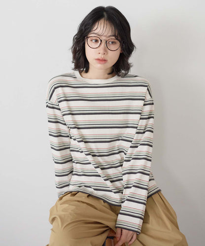 ボーダーカーキ / 157cm / M
