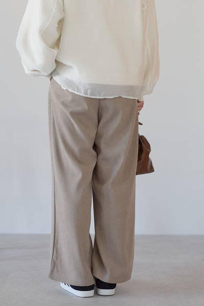 ≪SALE≫Corduroy Bonded Wide Pants