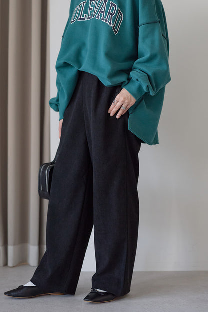 ≪SALE≫Corduroy Bonded Wide Pants