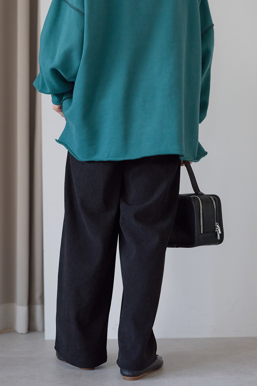 ≪SALE≫Corduroy Bonded Wide Pants