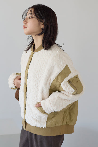 ≪SALE≫Boa & Quilted MA1 Blouson