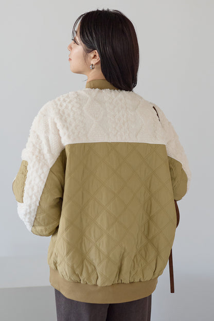 ≪SALE≫Boa & Quilted MA1 Blouson