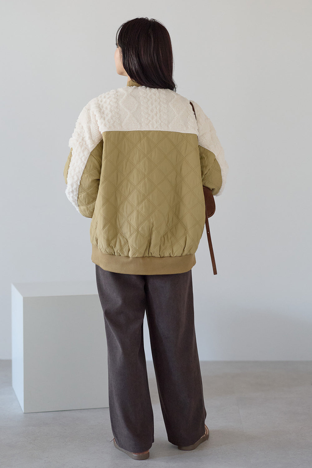≪SALE≫Boa & Quilted MA1 Blouson
